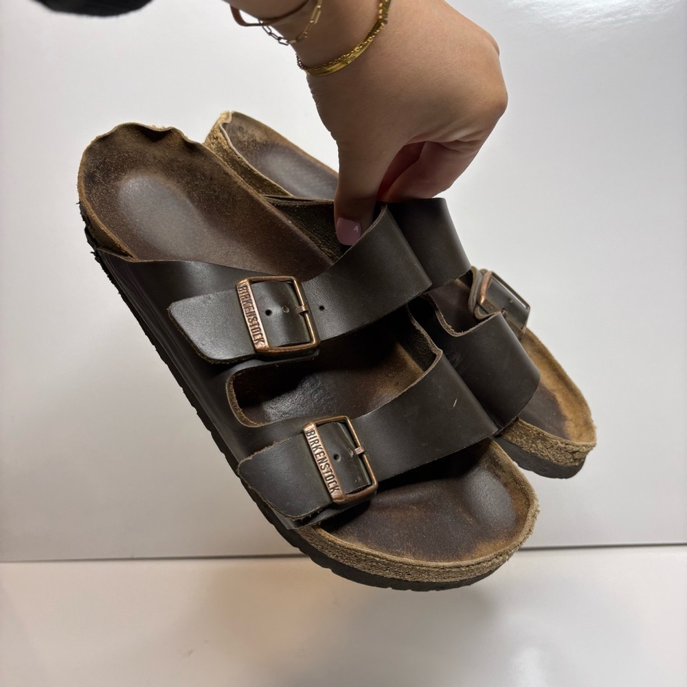 Birkenstock Arizona Brown Double Strap Sandals Size EU 40 (Mens US 7/ Women 9.5)